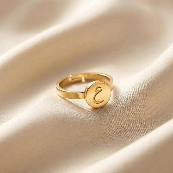 Bague en écriture arabe personnalisée