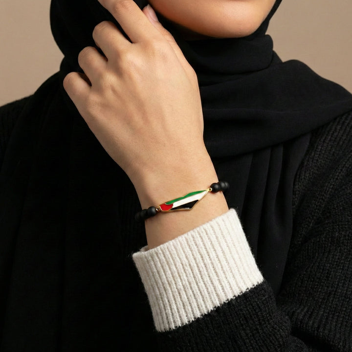 Bracelet Perles Palestine