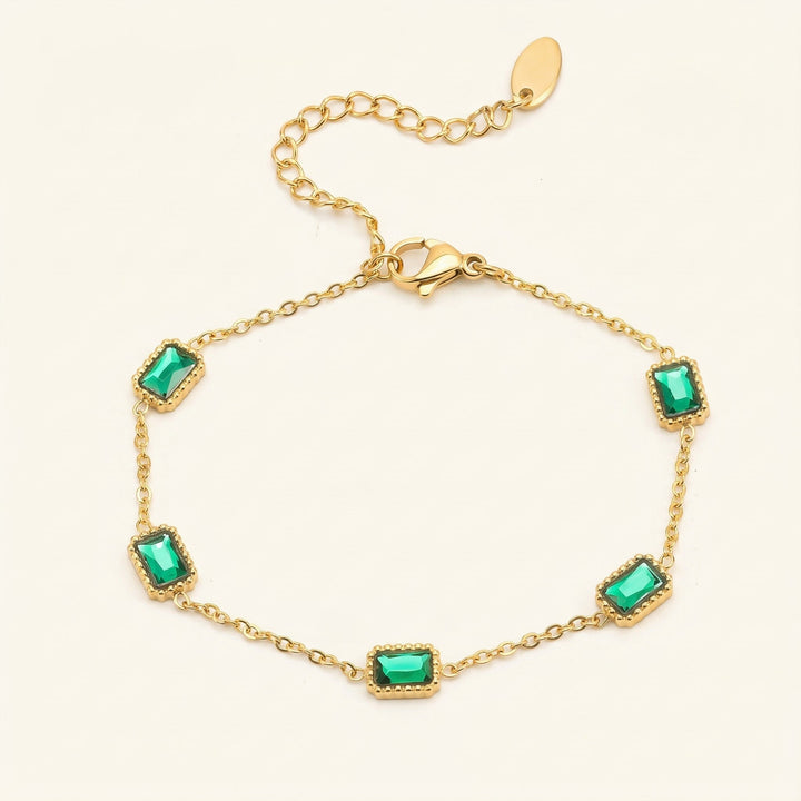 Bracelet Émeraude Trinity