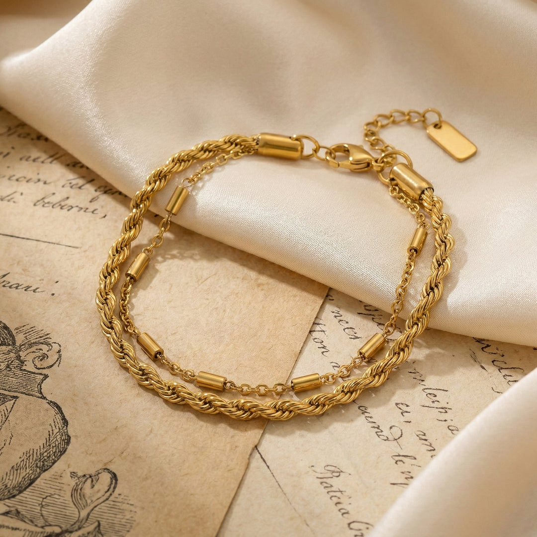 Bracelet Triple Couche Sabina
