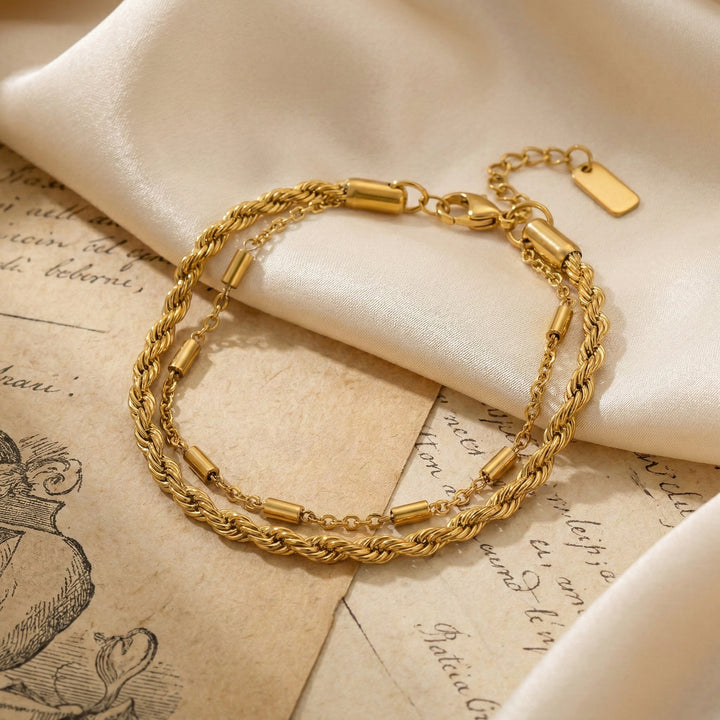 Bracelet Triple Couche Sabina