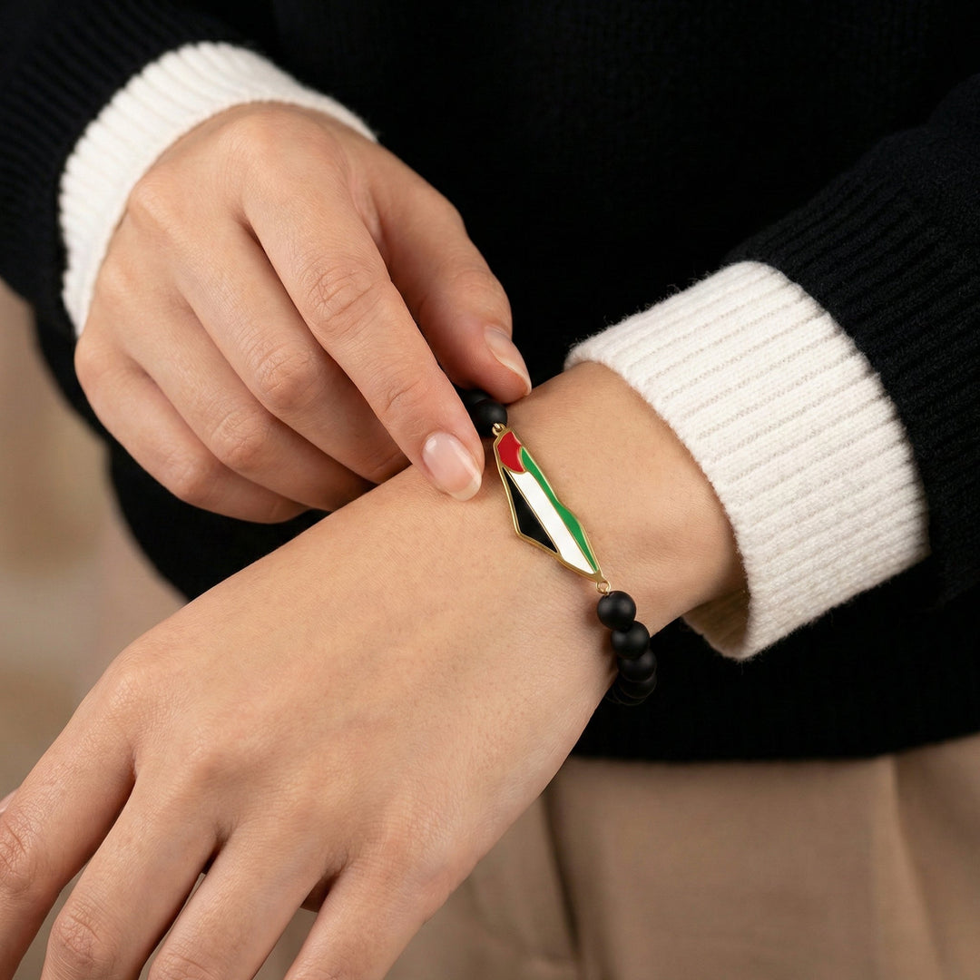 Bracelet Perles Palestine