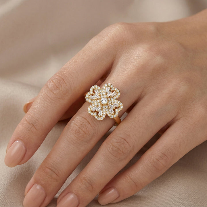 Bague Trèfle Aisha