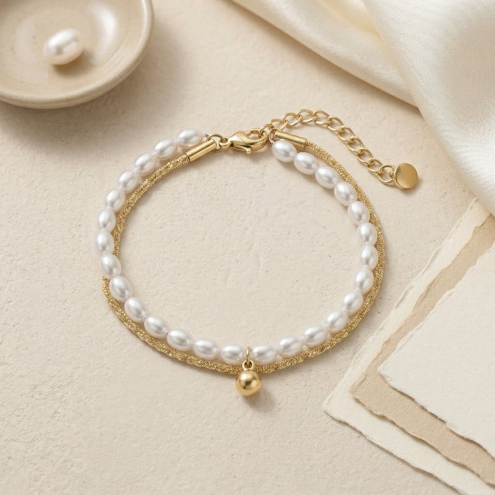Bracelet en Perles Superposées Aria