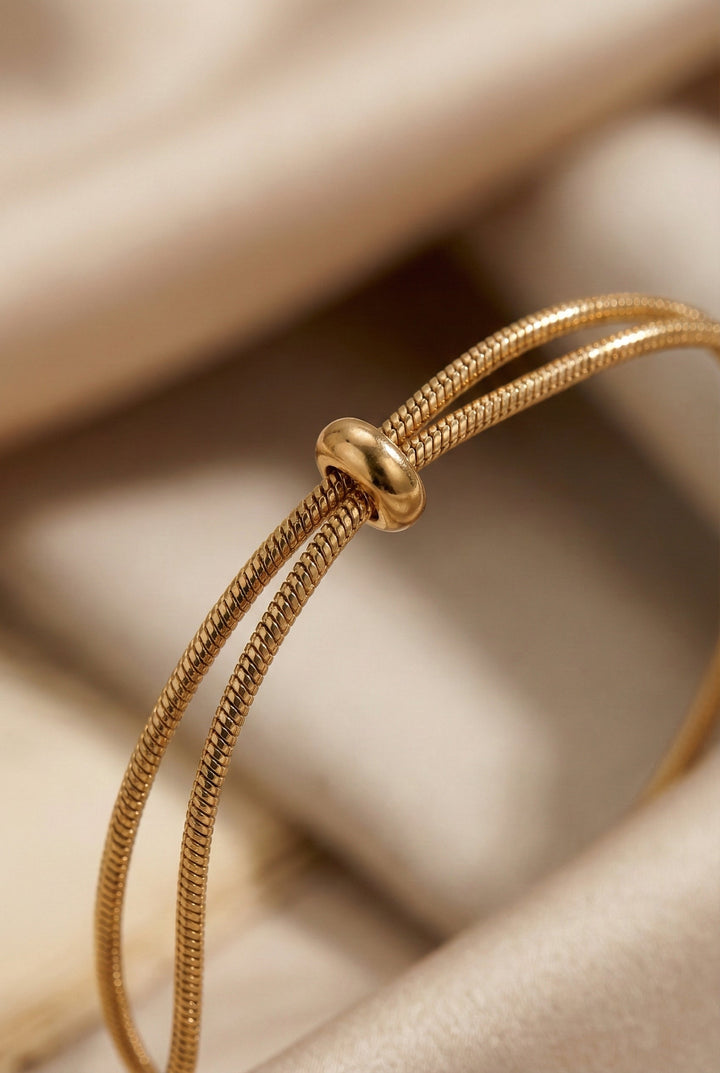 Bracelet Chaîne en Or Rose Madison