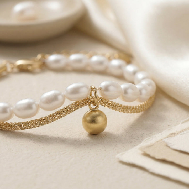 Bracelet en Perles Superposées Aria