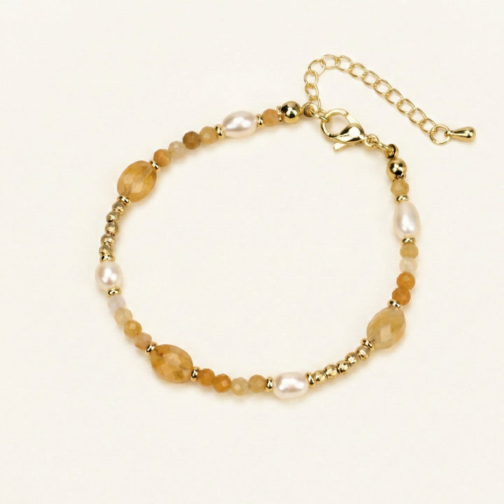 Bracelet en Agate & Perles
