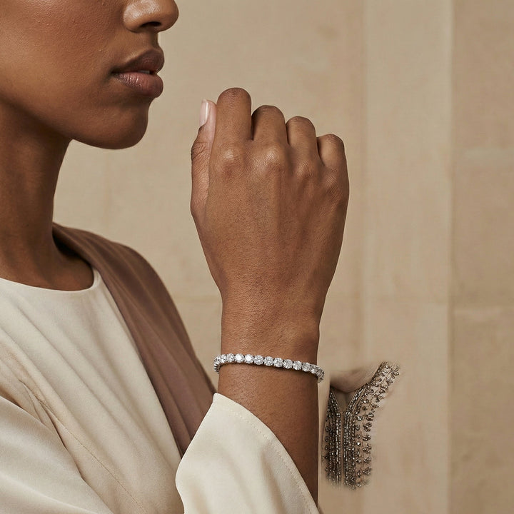 Bracelet de Tennis Cordelia Argenté