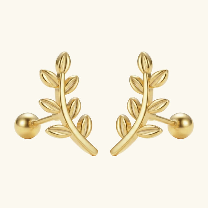 Boucles d'Oreilles Feuille Sakinah