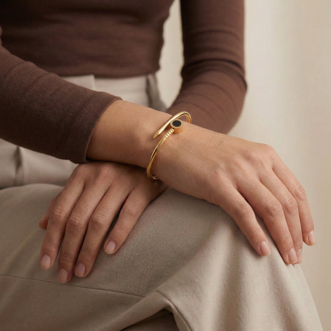 Bracelet Bangle en Or Amanda