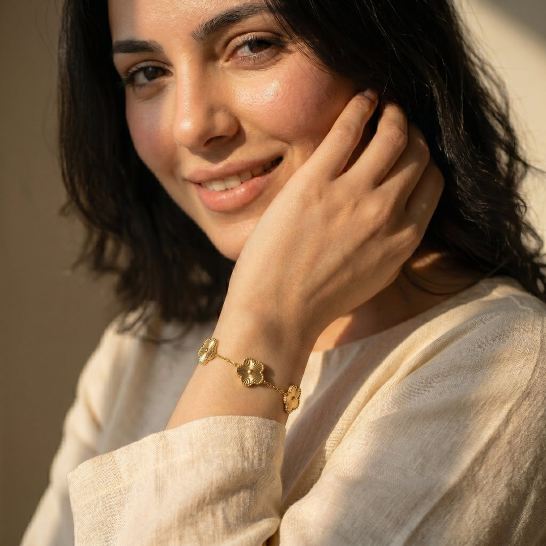 Bracelet Golden Bloom