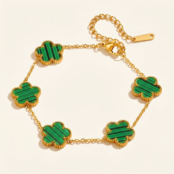 Bracelet Fleur de Malachite