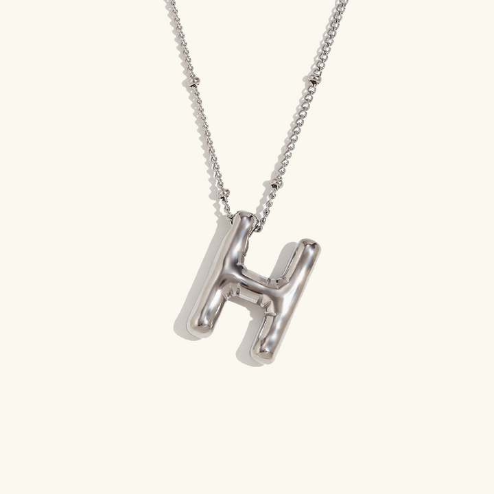 Collier Initial en Or Balloon