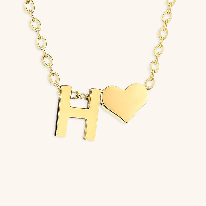 Collier en Or avec Lettre Initiale Ria