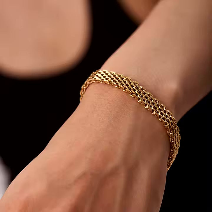 Bracelet en Chaîne Dorée Imara
