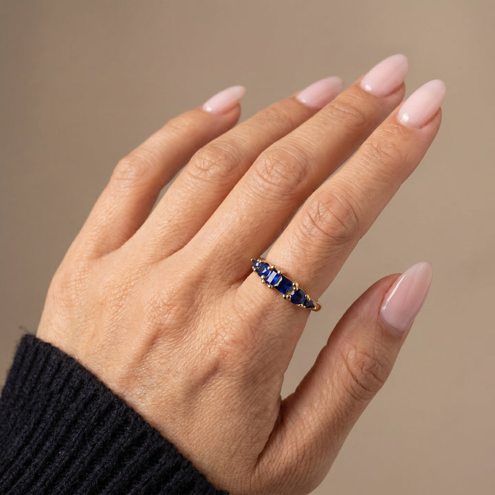 Bague Gemme Bell Superposée