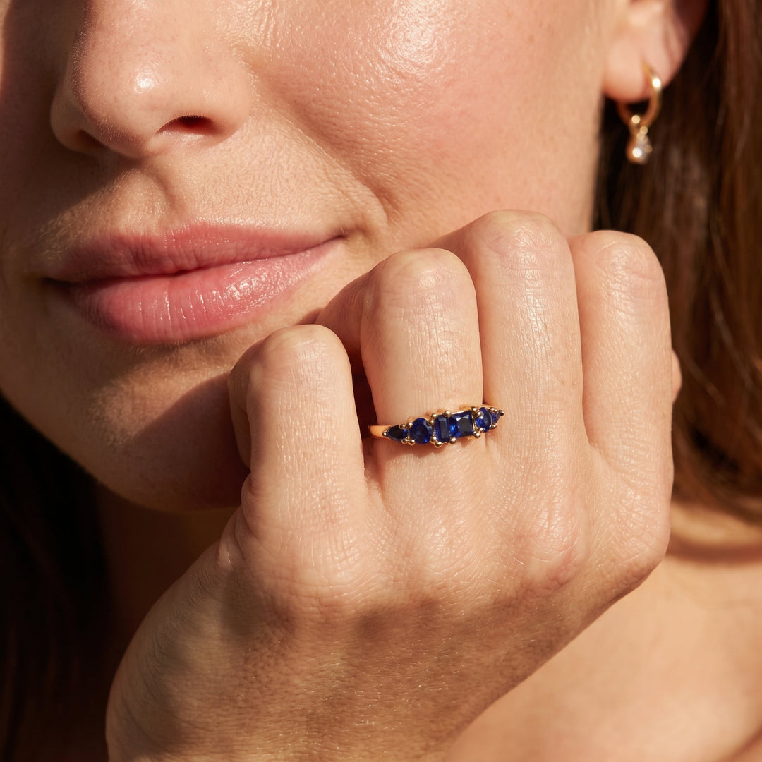 Bague en Gemme à Couches