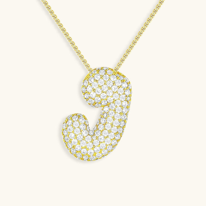 Collier en Diamant Initial Bulles