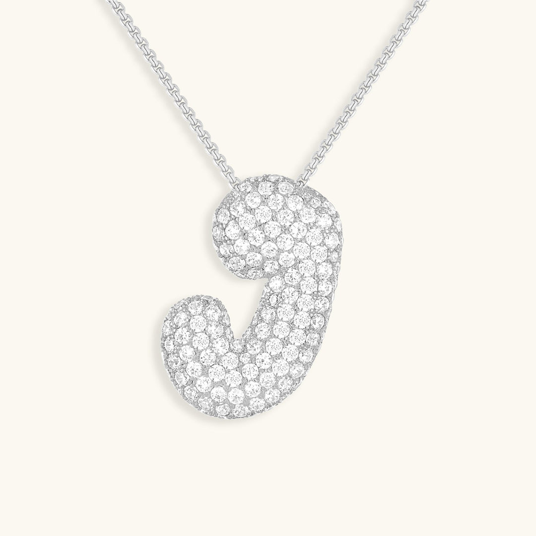 Collier en Diamant Initial Bulles