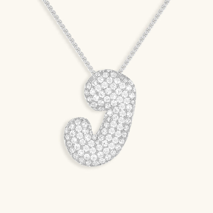 Collier en Diamant Initial Bulles