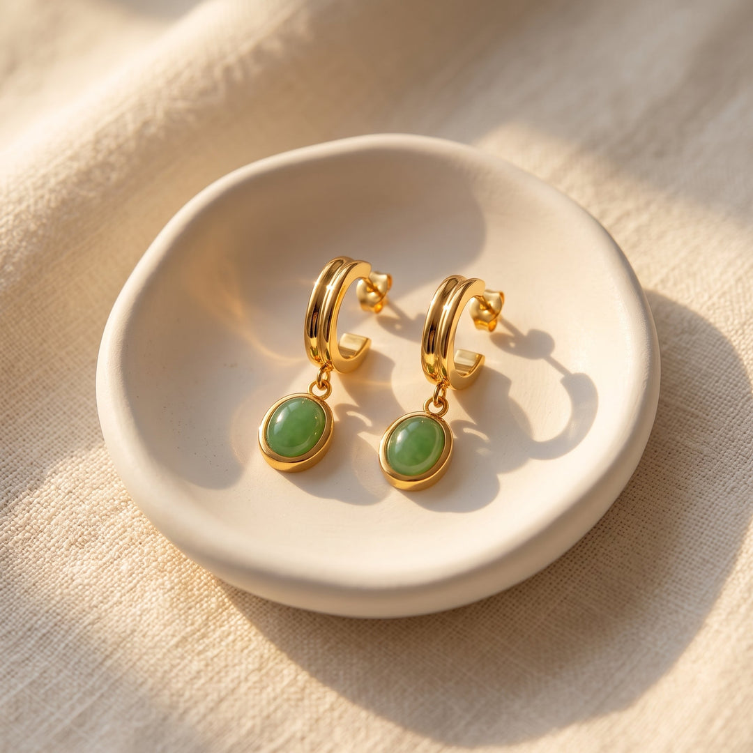 Gouttes de Pierre de Jade