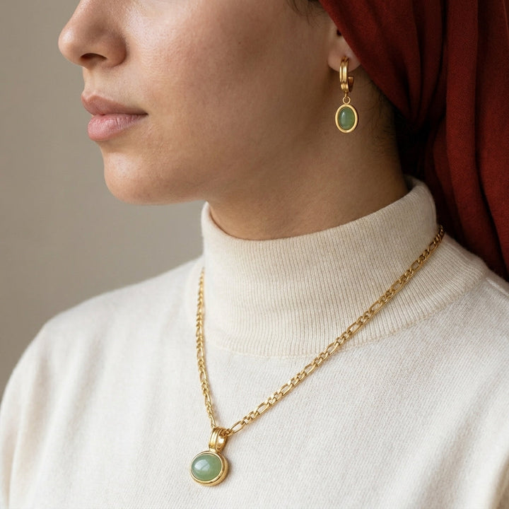 Collier en Pierre de Jade