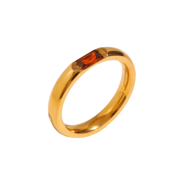 Bague en Or Baguette