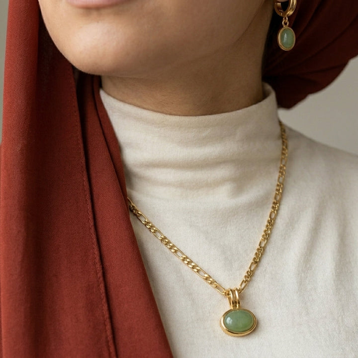 Collier en Pierre de Jade