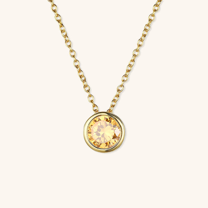 Collier de pierre de naissance Amelia