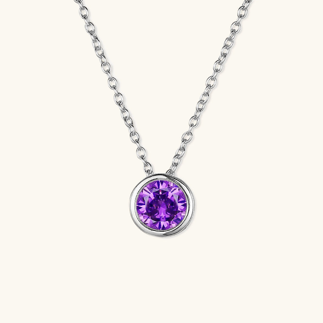 Collier de pierre de naissance Amelia