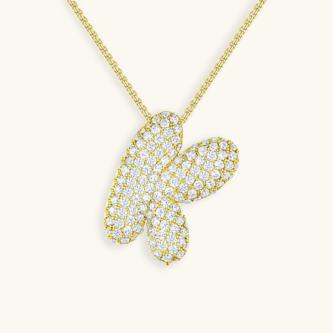 Collier en Diamant Initial Bulles