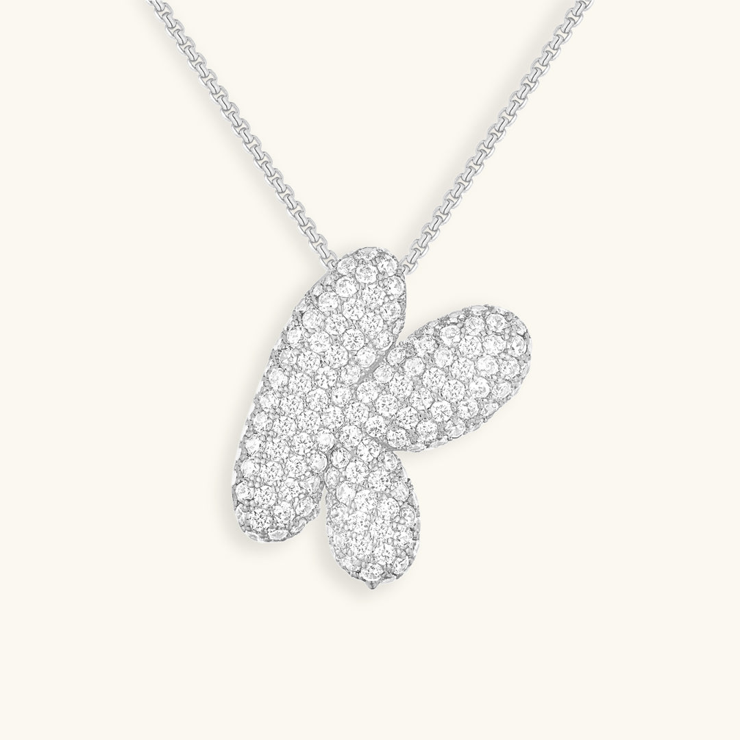 Collier en Diamant Initial Bulles