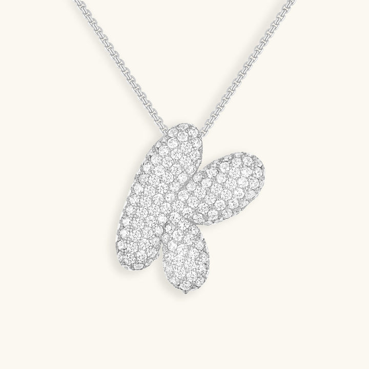 Collier en Diamant Initial Bulles