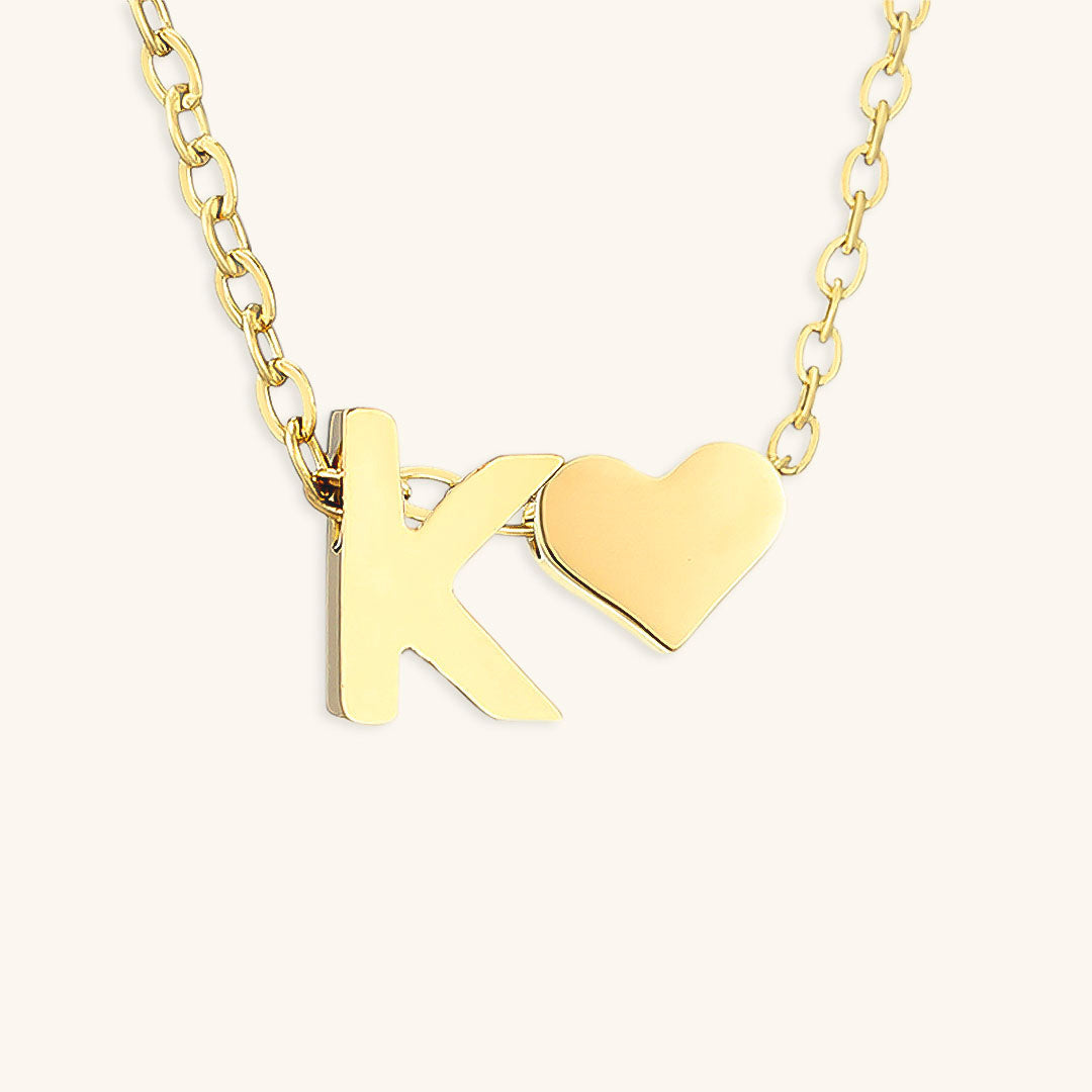 Collier en Or avec Lettre Initiale Ria