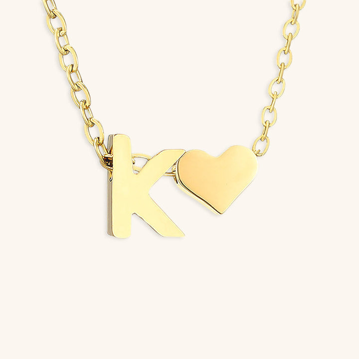 Collier en Or avec Lettre Initiale Ria