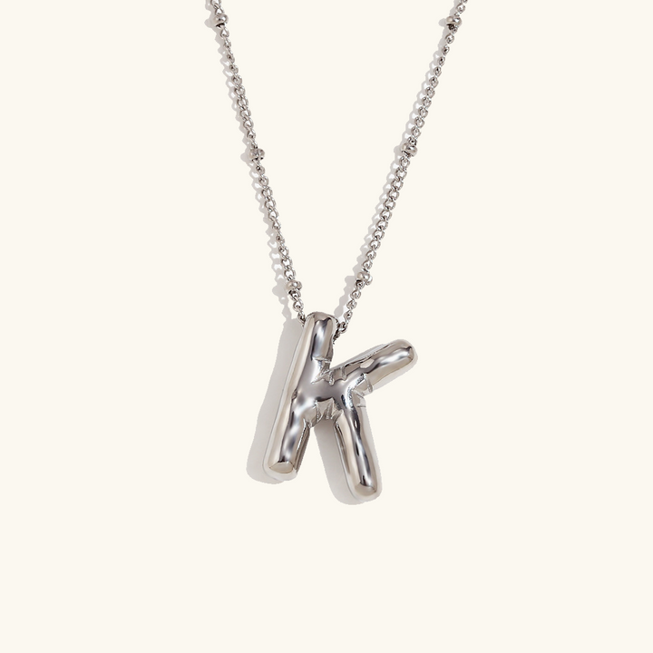 Collier Initial en Or Balloon