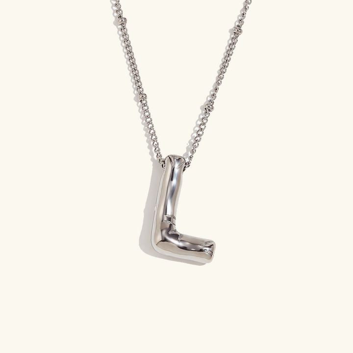 Collier Initial en Or Balloon