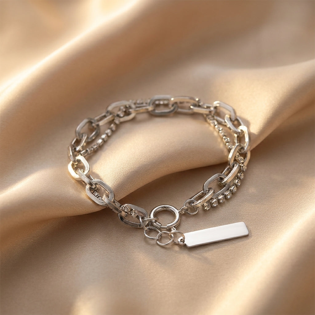 Bracelet Chaîne Superposée