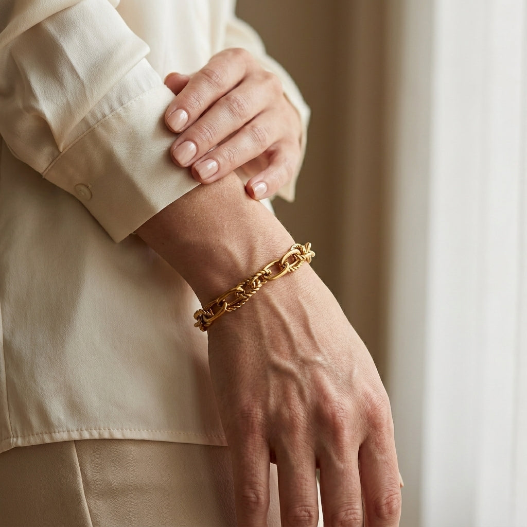 Bracelet Chaîne Superposée