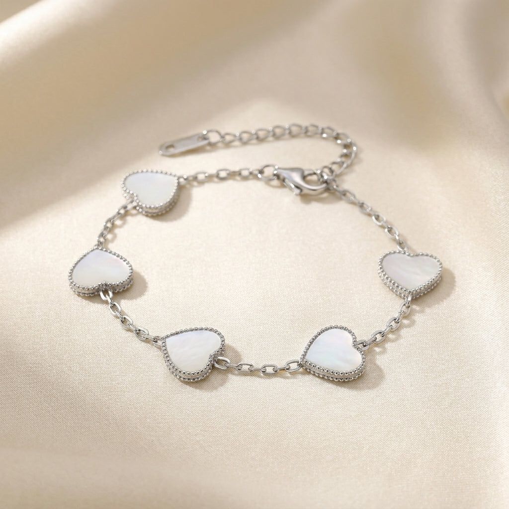 Chaque Bracelet Cœur Argent