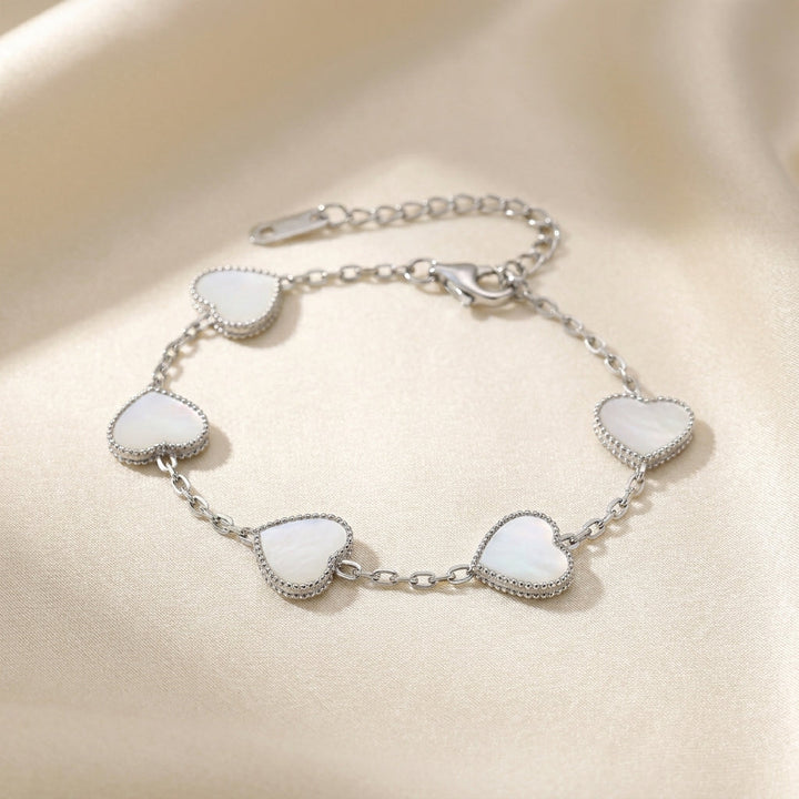 Chaque Bracelet Cœur en Argent
