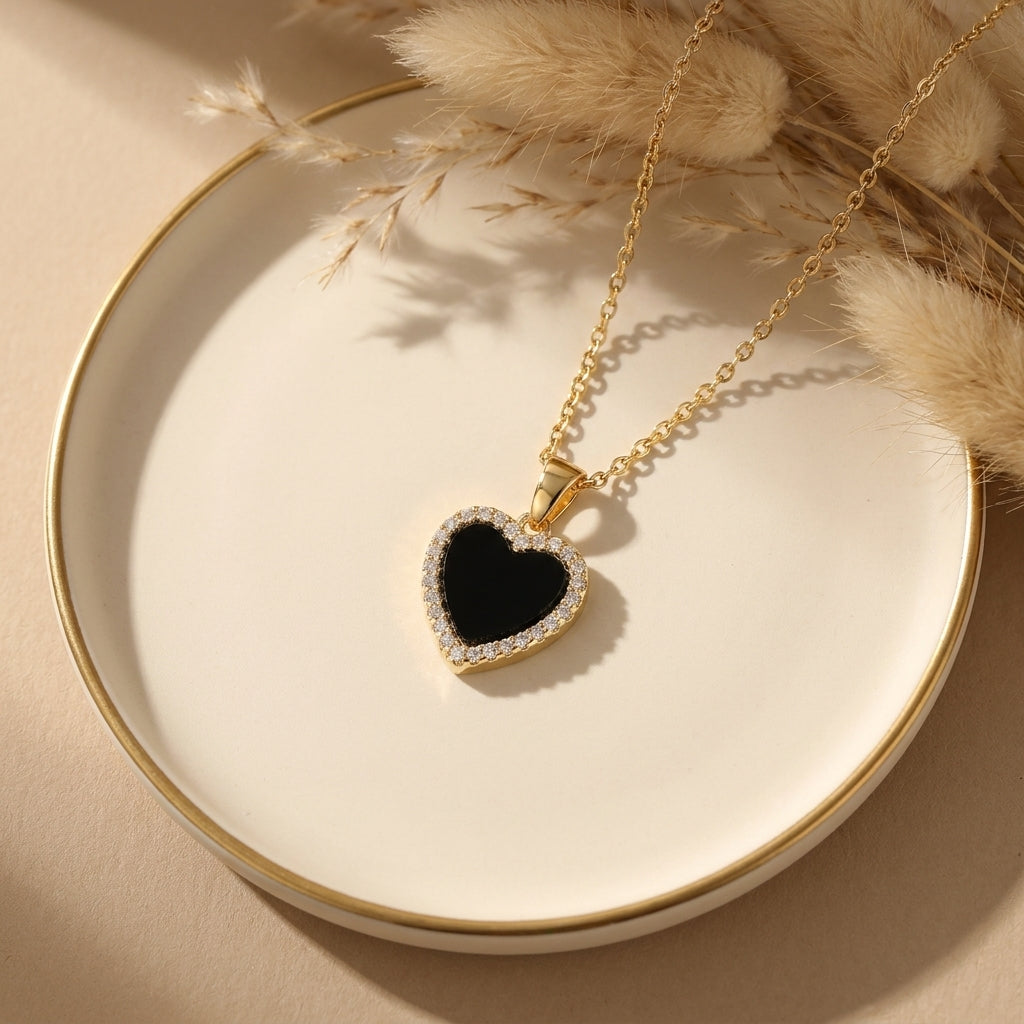 Collier Cœur Halo