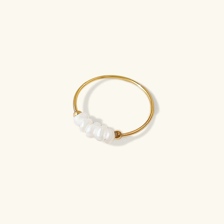 Bague en Or avec Perles d'Eau Douce Magnolia