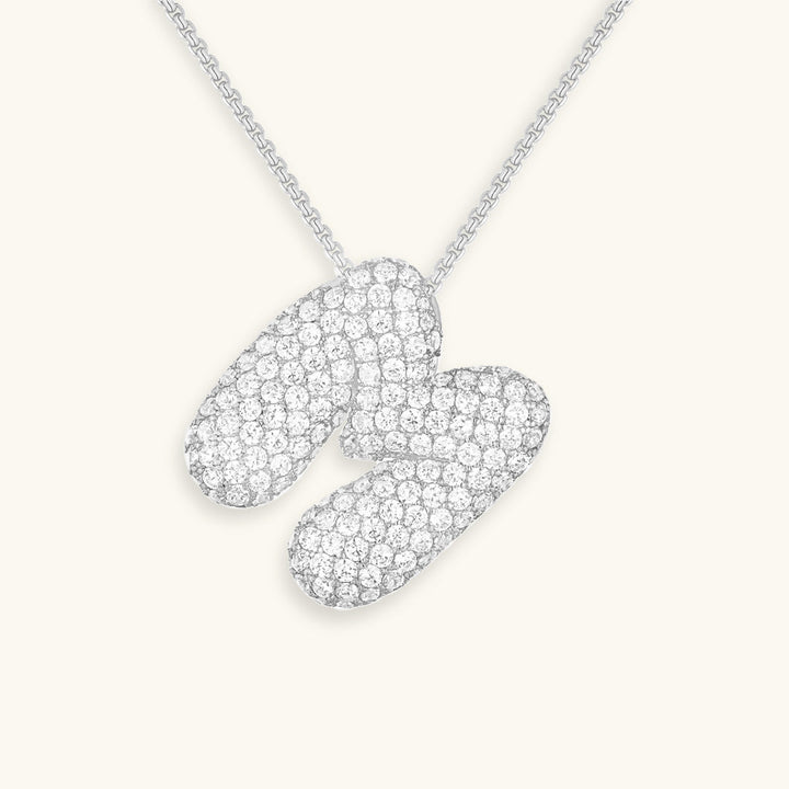 Collier en Diamant Initial Bulles