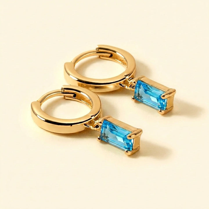 Boucles d'oreilles en pierre de naissance