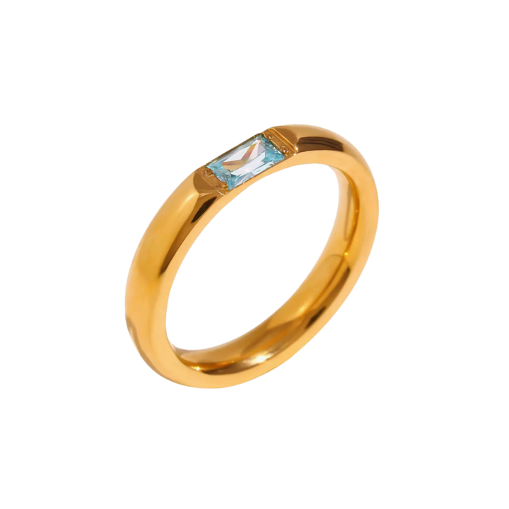 Bague en Or Baguette