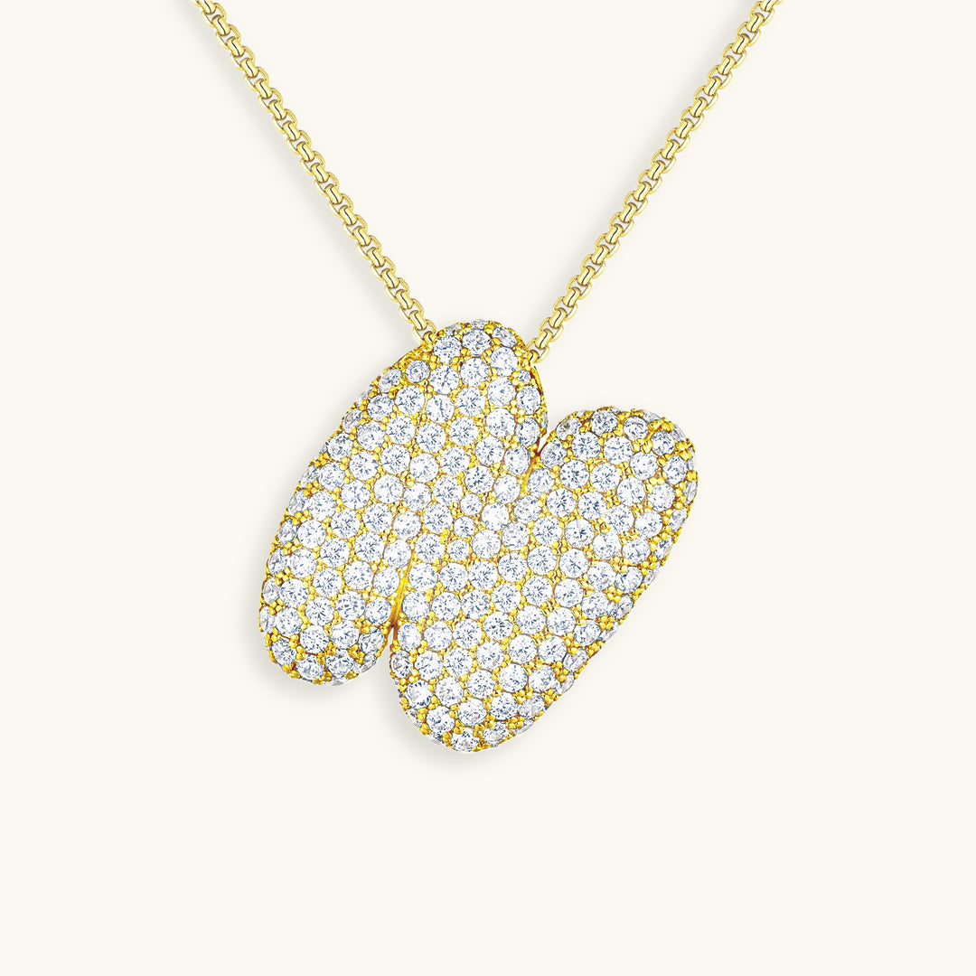 Collier en Diamant Initial Bulles