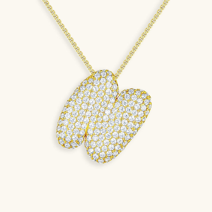 Collier en Diamant Initial Bulles