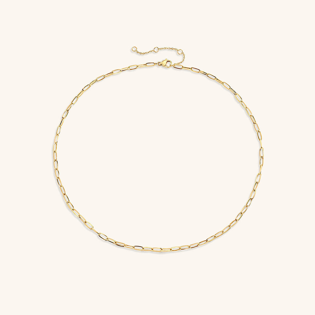 Collier Chaîne Paperclip Nadia