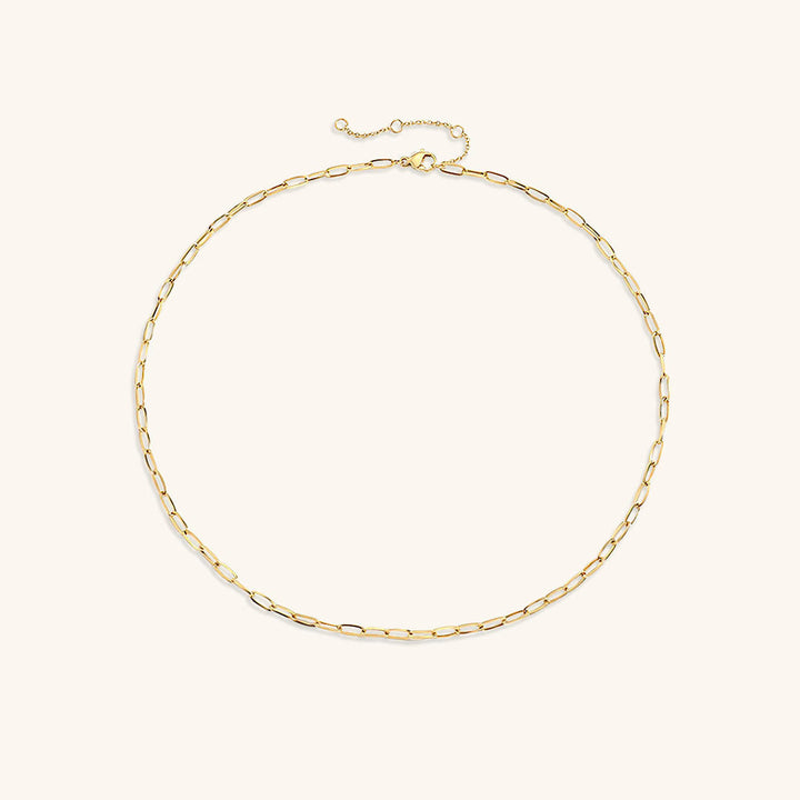 Collier Chaîne Paperclip Nadia
